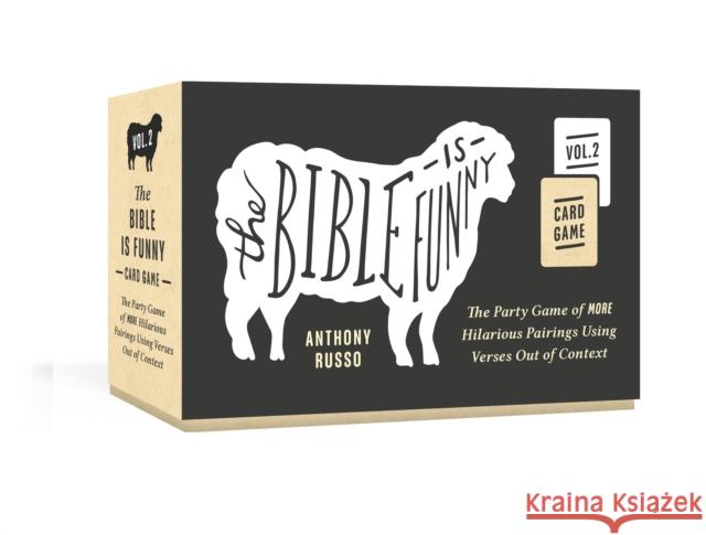 The Bible Is Funny Card Game, Volume II: The Party Game of More Hilarious Pairings Using Verses Out of Context Anthony Russo 9780593602218 Ink & Willow - książka