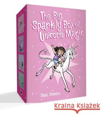 The Big Sparkly Box of Unicorn Magic: Phoebe and Her Unicorn Box Set Volume 1-4 Andrews McMeel Publishing 9781449493240 Andrews McMeel Publishing - książka