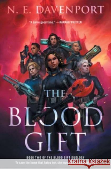 The Blood Gift N. E. Davenport 9780063058538 HarperCollins - książka