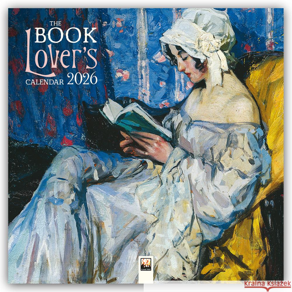 The Book Lover's Wall Calendar 2026 (Art Calendar) Flame Tree Studio 9781835623299 Flame Tree Publishing - książka