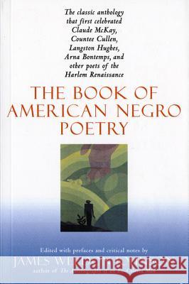 The Book of American Negro Poetry: Revised Edition James Weldon Johnson 9780156135399 Harcourt - książka