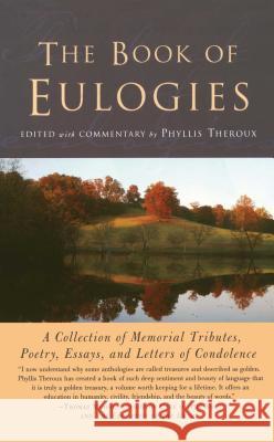 The Book of Eulogies Phyllis Theroux 9781501112423 Scribner Book Company - książka