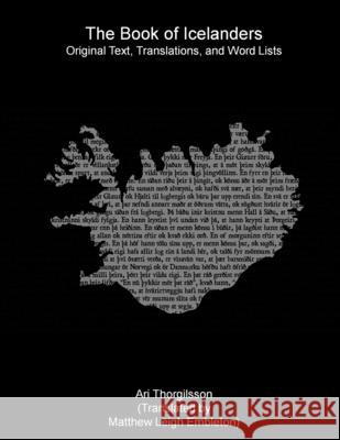 The Book of Icelanders Ari Thorgilsson Embleton 9781918157499 Matthew Leigh Embleton - książka
