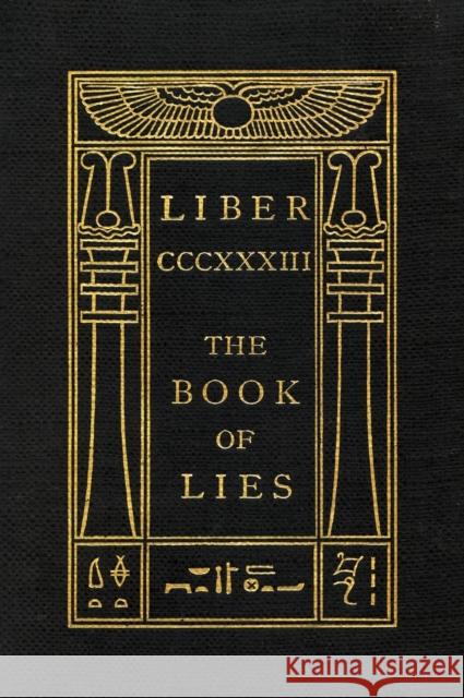The Book of Lies: Oversized Keep Silence Edition Aleister Crowley, Scott Wilde 9781646691845 Scott Wilde - książka