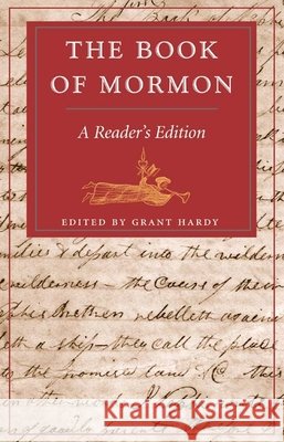 The Book of Mormon: A Reader's Edition Hardy, Grant 9780252073410 University of Illinois Press - książka