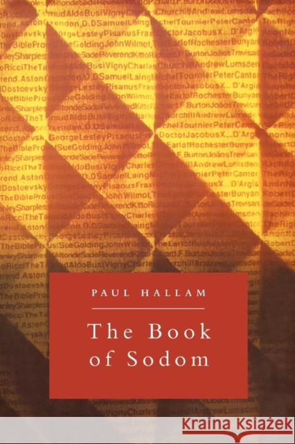 The Book of Sodom Paul Hallam 9781859840429 Verso - książka