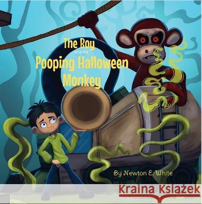 The Boy and the Pooping Halloween Monkey Newton White   9781916656000 Little WooWoo Publishing - książka
