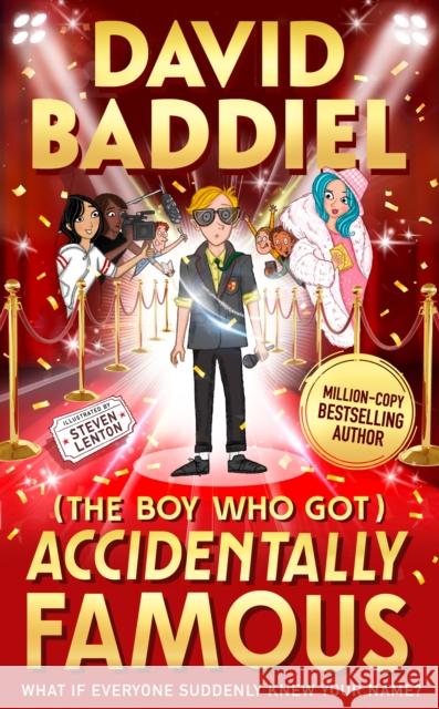 The Boy Who Got Accidentally Famous David Baddiel 9780008334253 HarperCollins Publishers - książka