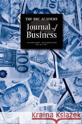 The Brc Academy Journal of Business Brc Wester 9781604978254 Cambria Press - książka