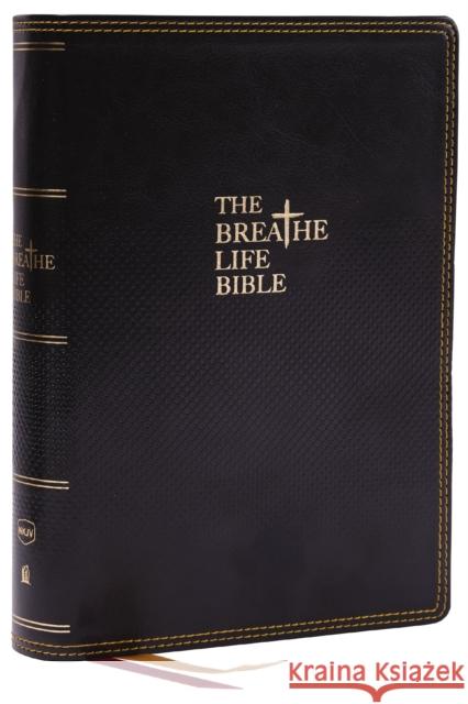 The Breathe Life Holy Bible: Faith in Action (NKJV, Black Leathersoft, Thumb Indexed, Red Letter, Comfort Print)  9780785263364 Thomas Nelson Publishers - książka