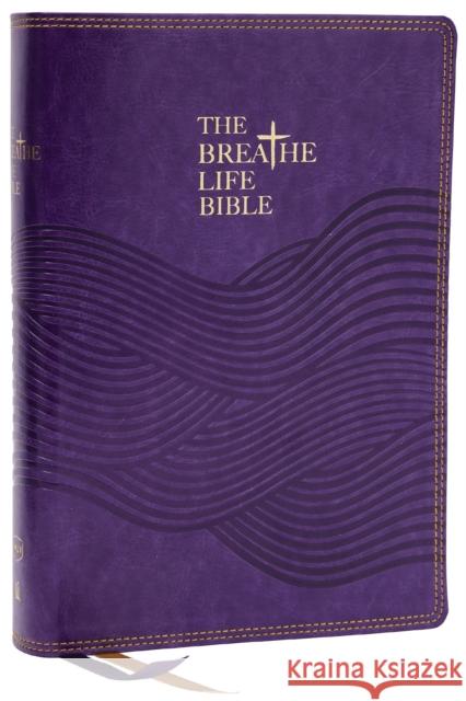 The Breathe Life Holy Bible: Faith in Action (NKJV, Purple Leathersoft, Thumb Indexed, Red Letter, Comfort Print)  9780785263609 Thomas Nelson Publishers - książka