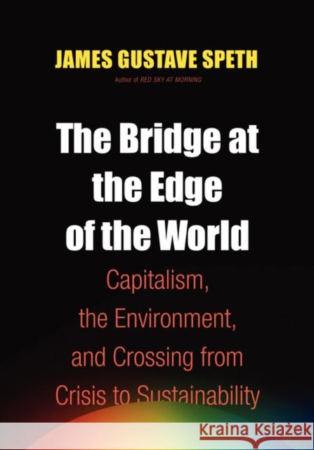 The Bridge at the End of the World James Gustave Speth 9780300144635 Yale University Press - książka