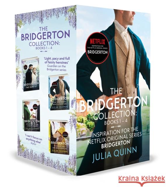 The Bridgerton Collection: Books 1 - 4: Inspiration for the Netflix Original Series Bridgerton Julia Quinn 9780349430188 Little, Brown Book Group - książka