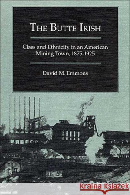The Butte Irish: Class and Ethnicity in an American Mining Town, 1875-1925 Emmons, David M. 9780252061554 University of Illinois Press - książka