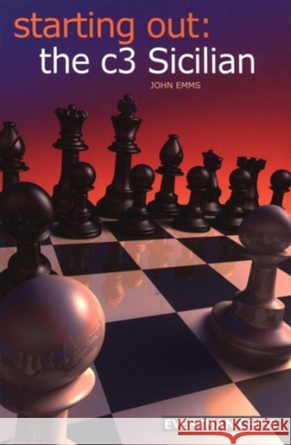 The c3 Sicilian John Emms 9781857445701 Everyman Chess - książka