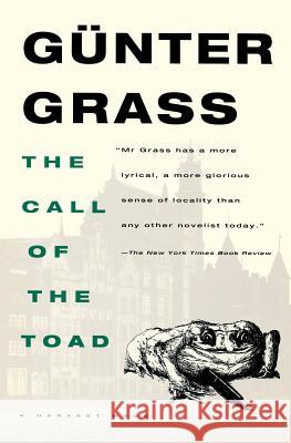 The Call of the Toad Gunter Grass Ralph Manheim 9780156153409 Mariner Books - książka