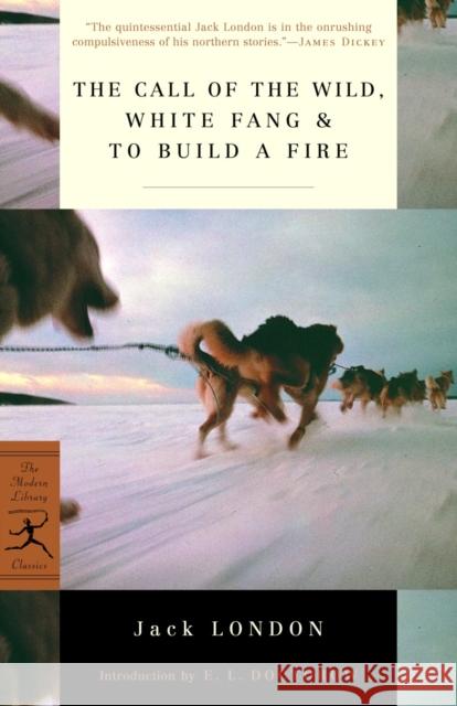 The Call of the Wild, White Fang & to Build a Fire London, Jack 9780375752513 Modern Library - książka