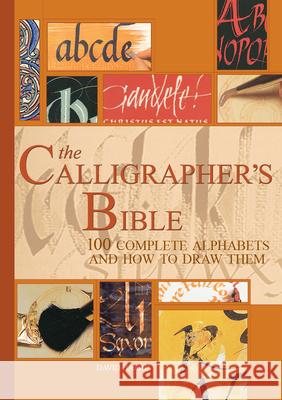 The Calligrapher's Bible: 100 Complete Alphabets and How to Draw Them David Harris Mary Noble Janet Mehigan 9780764156151 Barron's Educational Series - książka