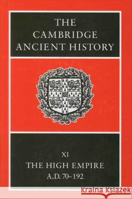 The Cambridge Ancient History Alan Bowman Peter Garnsey Dominic W. Rathbone 9780521263351 Cambridge University Press - książka