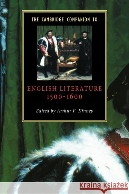 The Cambridge Companion to English Literature, 1500-1600 Arthur F. Kinney Arthur F. Kinney 9780521587587 Cambridge University Press - książka