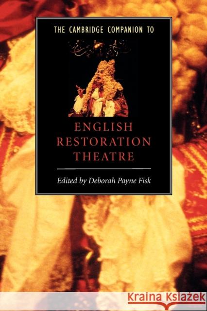 The Cambridge Companion to English Restoration Theatre   9780521588126  - książka