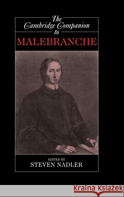 The Cambridge Companion to Malebranche  9780521622127 CAMBRIDGE UNIVERSITY PRESS - książka