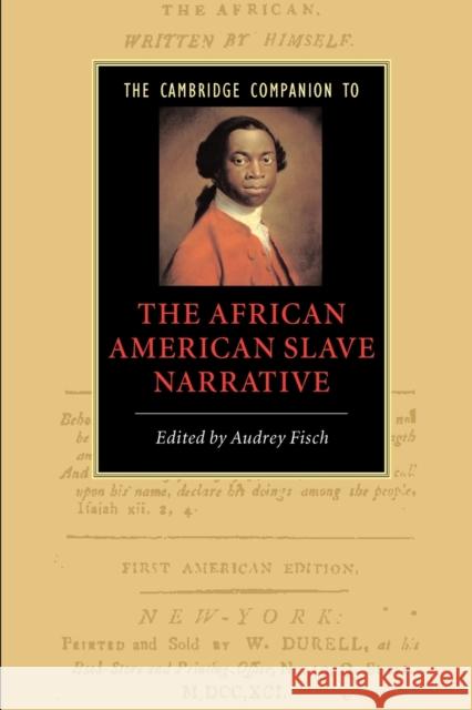 The Cambridge Companion to the African American Slave Narrative   9780521615266  - książka