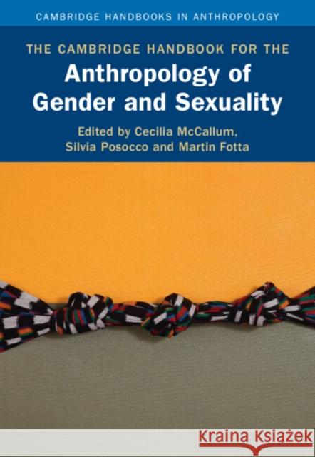 The Cambridge Handbook for the Anthropology of Gender and Sexuality  9781108427449 Cambridge University Press - książka