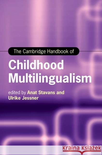 The Cambridge Handbook of Childhood Multilingualism  9781108484015 Cambridge University Press - książka