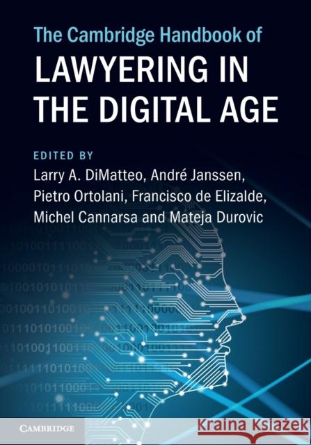 The Cambridge Handbook of Lawyering in the Digital Age  9781009295727 Cambridge University Press - książka