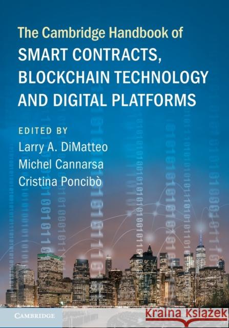 The Cambridge Handbook of Smart Contracts, Blockchain Technology and Digital Platforms  9781009293167 Cambridge University Press - książka