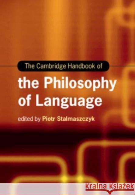 The Cambridge Handbook of the Philosophy of Language  9781108729307 Cambridge University Press - książka