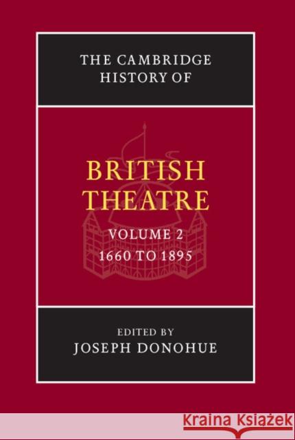 The Cambridge History of British Theatre Joseph Donohue Peter Thomson 9780521650687 Cambridge University Press - książka
