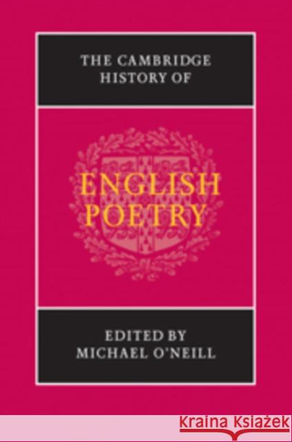 The Cambridge History of English Poetry Michael O'Neill 9780521883061  - książka