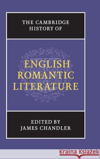 The Cambridge History of English Romantic Literature  9780521790079 CAMBRIDGE UNIVERSITY PRESS - książka