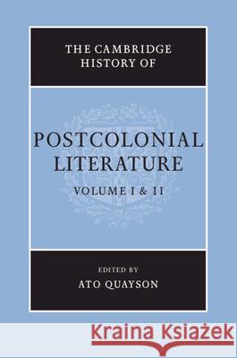 The Cambridge History of Postcolonial Literature 2 Volume Paperback Set Ato Quayson 9781108906562 Cambridge University Press (RJ) - książka