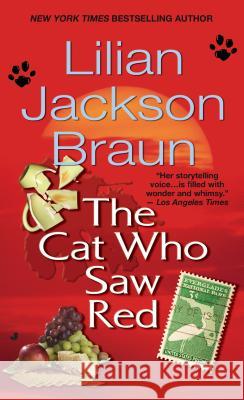 The Cat Who Saw Red Lilian Jackson Braun 9780515090161 Jove Books - książka