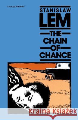 The Chain of Chance Stanislaw Lem Louis Iribane 9780156165006 Harvest Books - książka
