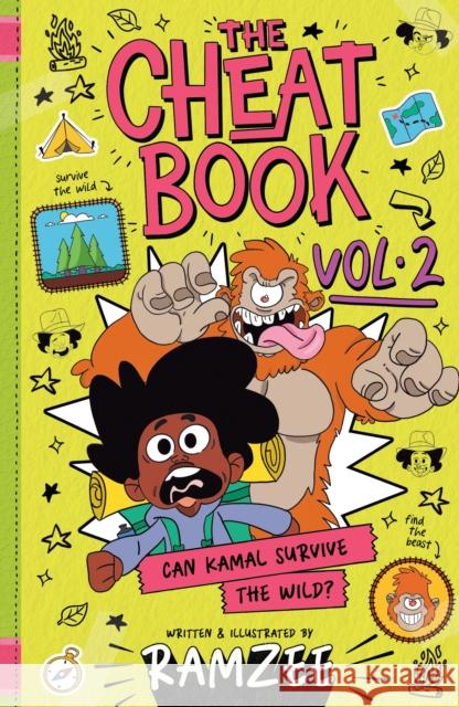 The Cheat Book (vol.2): Can Kamal survive the wild? RAMZEE 9781444973419 Hachette Children's Group - książka