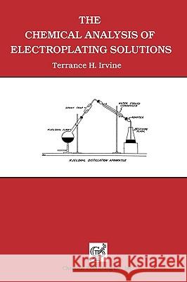 The Chemical Analysis of Electroplating Solutions Terrance H. Irvine 9780820603803 Chemical Publishing Company - książka
