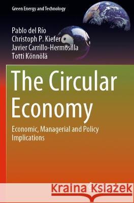 The Circular Economy: Economic, Managerial and Policy Implications del Río, Pablo 9783030747947 Springer International Publishing - książka