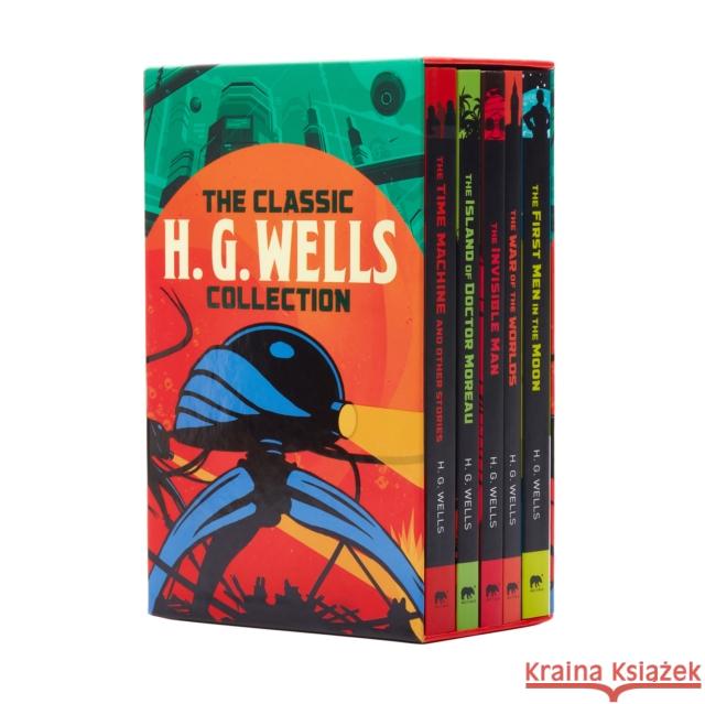The Classic H. G. Wells Collection: 5-Book paperback boxed set H. G. Wells 9781839409509 Arcturus Publishing Ltd - książka