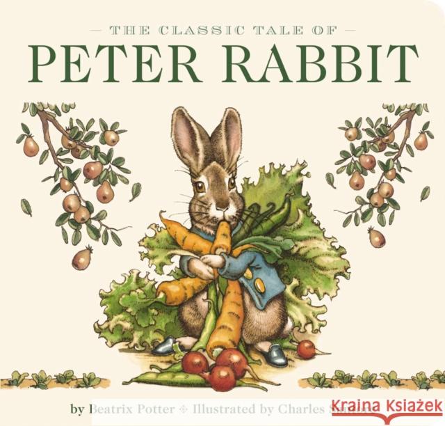The Classic Tale of Peter Rabbit Board Book (the Revised Edition): Illustrated by New York Times Bestselling Artist, Charles Santore Beatrix Potter Charles Santore 9781646432332 Applesauce Press - książka