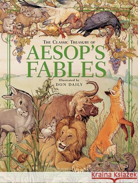 The Classic Treasury Of Aesop's Fables Don Daily 9780762428762 Courage Bks. - książka