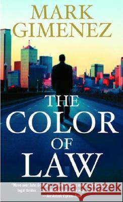 The Color of Law Mark Gimenez 9780307275004 Anchor Books - książka