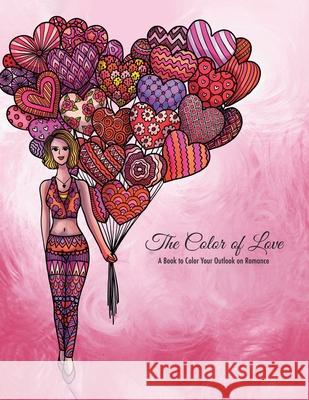 The Color of Love Valentine's Day Coloring Book Dan Vado 9781593623135 SLG Publishing - książka