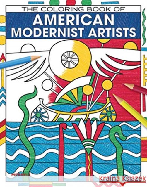 The Coloring Book of American Modernist Artists Paula Kinsel Rick Kinsel 9781858946931 Merrell - książka
