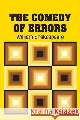 The Comedy of Errors William Shakespeare 9781731703200 Simon & Brown - książka