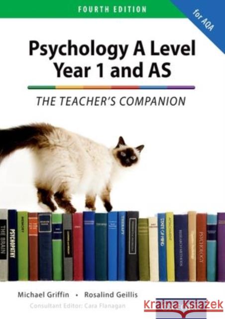 The Complete Companions: Year 1 and AS Teacher's Companion for AQA Psychology  Flanagan 9780198338659 Oxford Secondary - książka