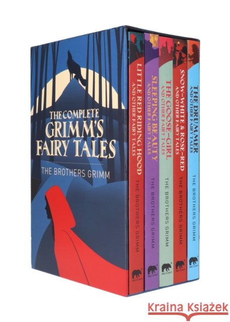 The Complete Grimm's Fairy Tales: 5-Book Paperback Boxed Set Wilhelm Grimm 9781398851559 Arcturus Publishing Ltd - książka